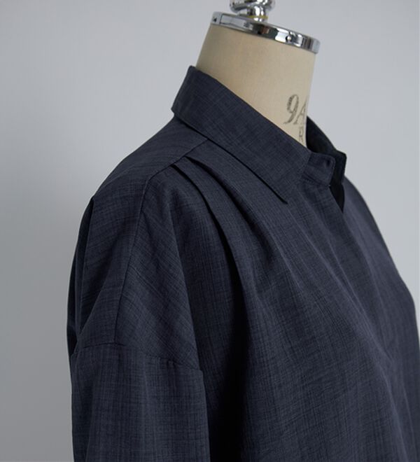 BELLUNA（ベルーナ）の「麻調素材スキッパーブラウス（ブラウス）」｜詳細画像