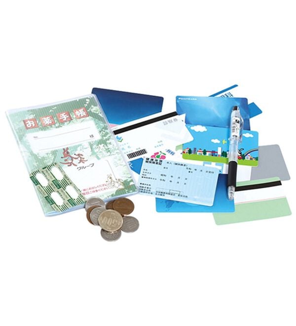 「花柄のお薬手帳ケース（財布・パスケース）」｜詳細画像