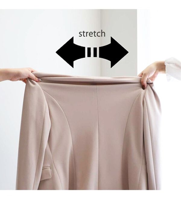 ジャケット+パンツ】洗濯機で洗えるのびのび！ストレッチ