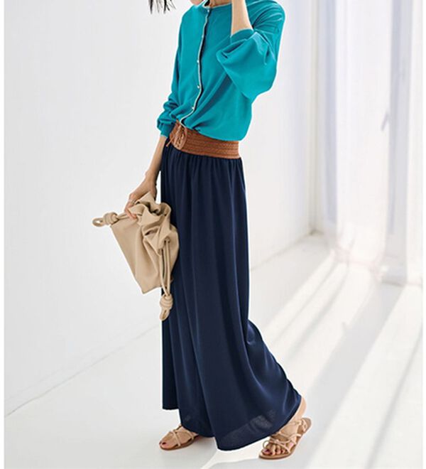 RANAN（ラナン）の「ウエストデザインパンツ（フルレングスパンツ）」｜詳細画像