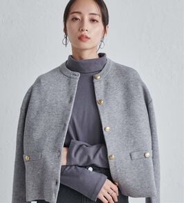 RANAN（ラナン）の「【4つの機能付き】洗える！ゴールド調ボタンニットカーディガン（ニットカーディガン）」