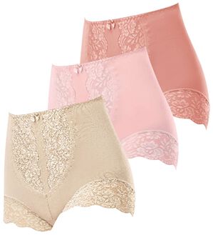 「【３色組】贅沢レースの安心ショーツ（安心ショーツ）」｜スイート系