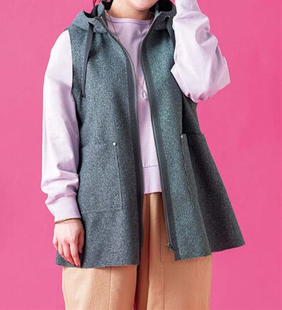 ルフラン（ルフラン）の「すっきり見え！柔らかストレッチベスト（ベスト）」