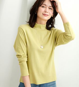 「シンプルデザイン！ハイネックプルオーバー（カットソー）」｜詳細画像