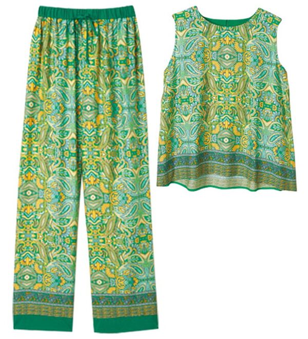 RANAN（ラナン）の「リゾートパネルプリントセットアップ（セットアップ）」｜詳細画像