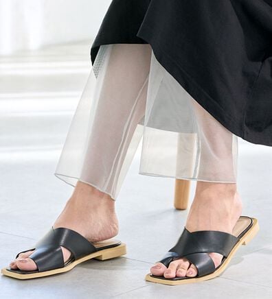 BELLUNA（ベルーナ）の「お洒落さんのワンピの下にはくレギンス＜チュール＞（スパッツ・レギンス）」