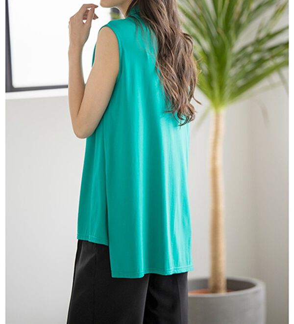 RANAN（ラナン）の「スリーブレスハイネックプルオーバー（カットソー）」｜詳細画像