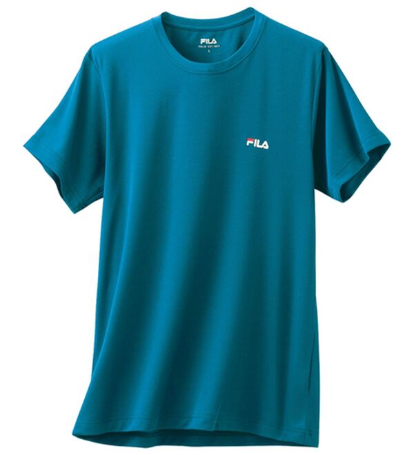 「＜フィラ＞爽快！エアメッシュインナーシャツ（メンズゴルフウェア）」｜ターコイズ