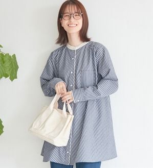 Viola e Viola（ヴィオラ エ ヴィオラ）の「Ａラインフレアーチュニックブラウス（チュニック）」｜詳細画像