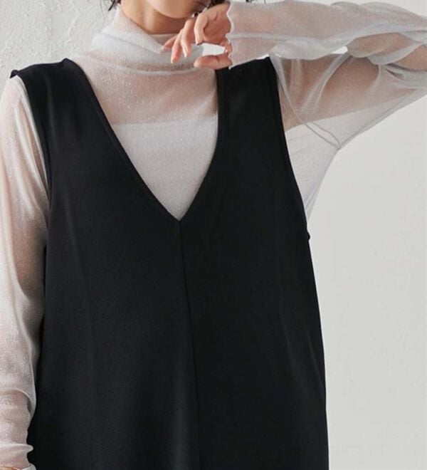 RANAN（ラナン）の「【選べる2丈】細見えが叶うジャンパースカート（ジャンパースカート）」｜詳細画像