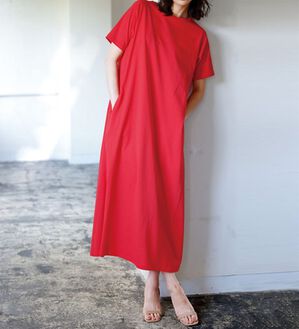 RANAN（ラナン）の「＜ＢＣ＞綿１００％ひんやりポケット付マキシワンピース（その他ワンピース）」｜詳細画像