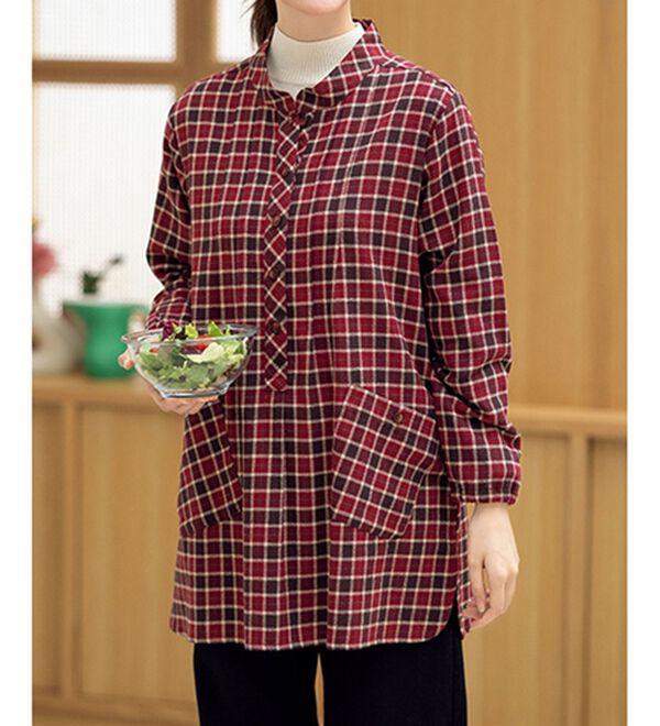 ルフラン（ルフラン）の「【２色組】上品重宝かっぽうシャツ（シャツ）」｜詳細画像