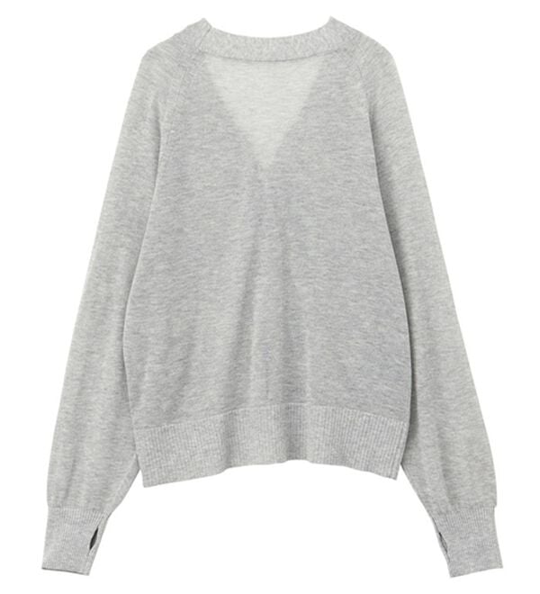 GeeRA（ジーラ）の「接触冷感！Ｖネックカーディガン（ニットカーディガン）」｜詳細画像