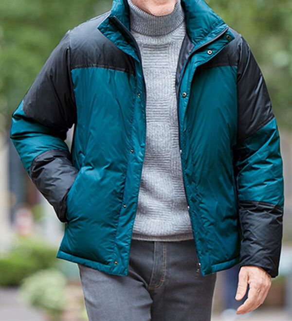 「洗えて暖か切替デザインカスタムジャケット（メンズジャケット）」｜詳細画像