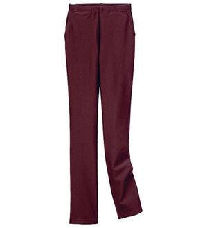 VINNO（ヴィノ）の「＜日本製＞美のフィット裏起毛サーモパンツ（ストレート）（フルレングスパンツ）」｜ワイン