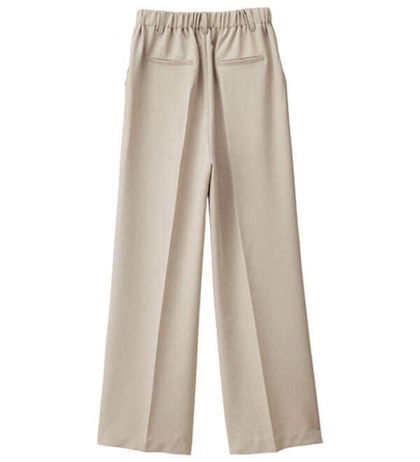 RANAN（ラナン）の「【選べる２丈】機能付！美脚シルエットセンタープレスワイドパンツ（フルレングスパンツ）」｜詳細画像