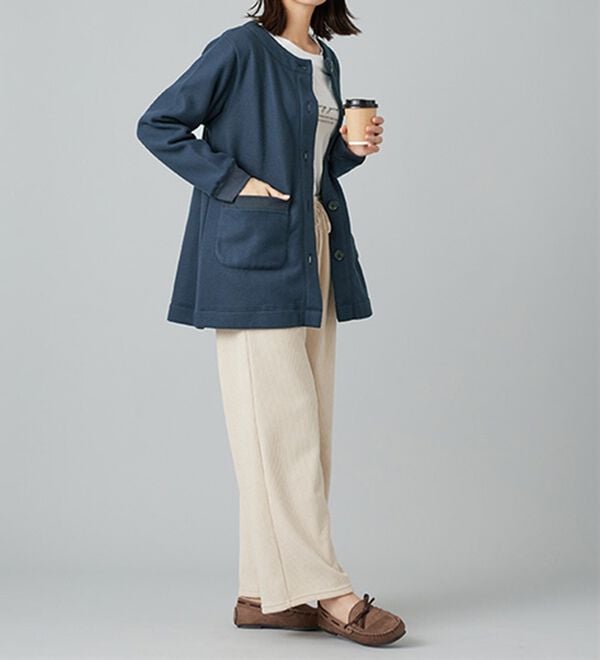 BELLUNA（ベルーナ）の「毎日着られる！快適フリースジャケット（セットアップ）」｜詳細画像