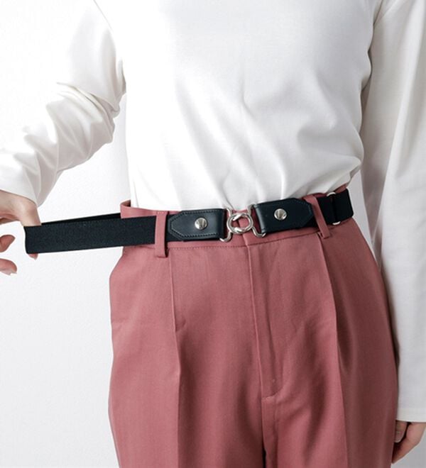 BELLUNA（ベルーナ）の「＜日本製＞ウエストすっきりフリーサイズベルト（ベルト）」｜詳細画像