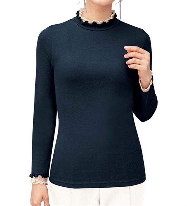 LAVIENNE（ラヴィエンヌ）の「【５枚組】配色フリルレースの上品インナー（肌着・インナーウェア）」｜詳細画像