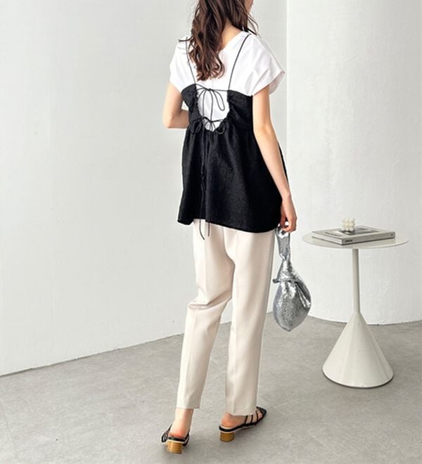 GeeRA（ジーラ）の「美脚きれい魅せ！テーパードパンツ（フルレングスパンツ）」｜詳細画像