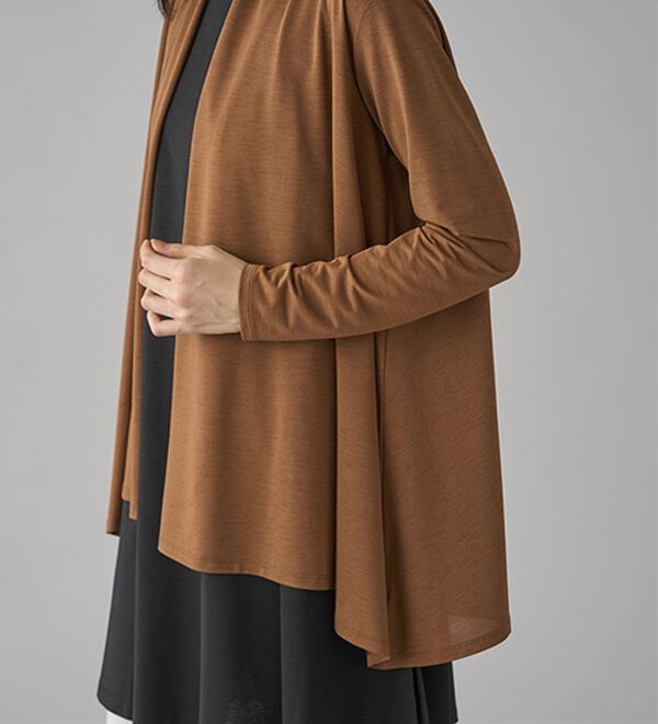 BELLUNA（ベルーナ）の「＜クールスラブ＞ドレープカーディガン（その他カーディガン）」｜詳細画像