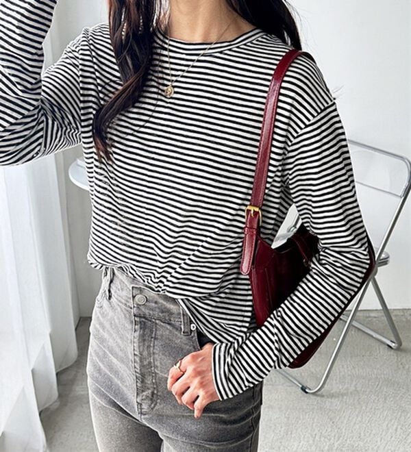 GeeRA（ジーラ）の「着回し自在！スラブシアートップス（カットソー）」｜詳細画像