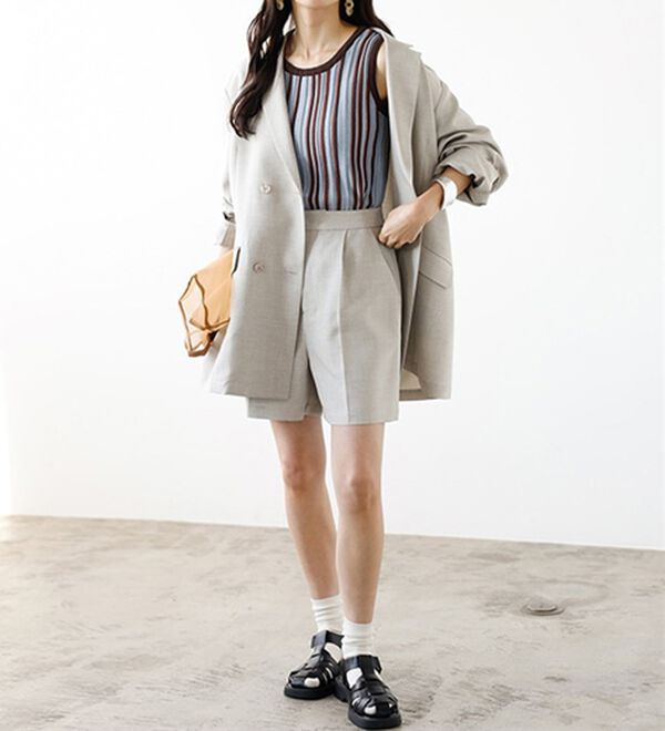 マルチストライプニットタンクトップ - ベルーナ【公式】