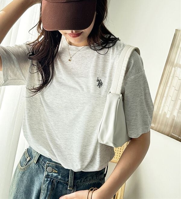 GeeRA（ジーラ）の「【Ｕ．Ｓ．　ＰＯＬＯ　ＡＳＳＮ．】スラブシアーTシャツ（Tシャツ）」｜詳細画像