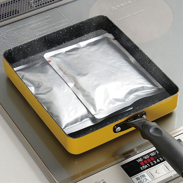 「４ＷＡＹスクエアフライパン　ガラス蓋付（調理器具）」｜詳細画像