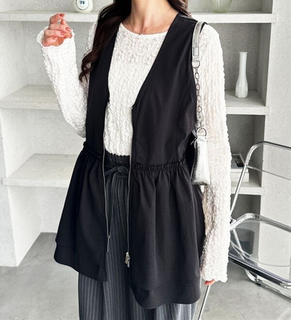 GeeRA（ジーラ）の「ダブルジップティアードベスト（ベスト）」｜詳細画像