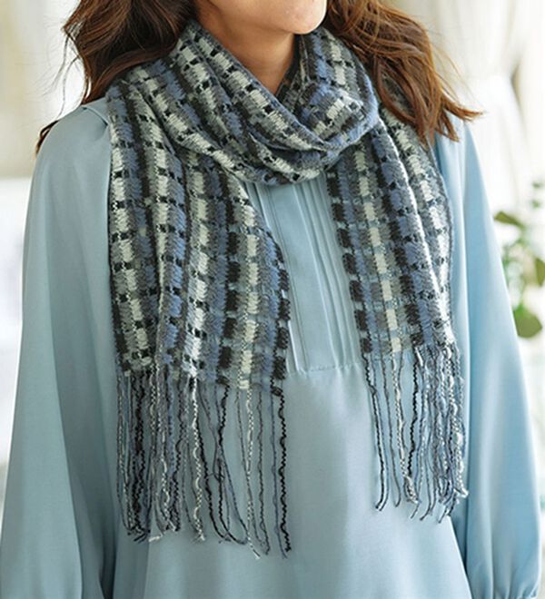 BELLUNA（ベルーナ）の「イタリア製ミックスカラーストール（ストール・スカーフ・マフラー）」｜詳細画像