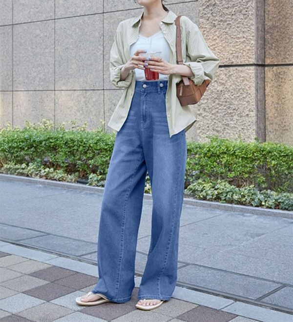 CHAN ME（チャンミ）の「ドビーストライプシャツ（シャツ）」｜詳細画像