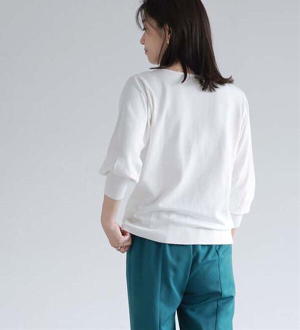 Pierrot（ピエロ）の「【選べるネック】シルクタッチバルーンニット（ニット・セーター）」｜詳細画像