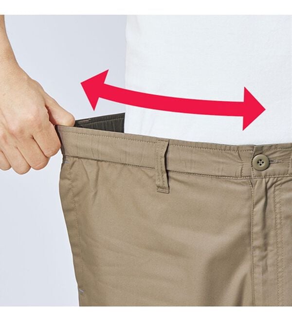 「＜アウトドアプロダクツ＞夏に便利な７分丈カーゴパンツ（メンズカーゴパンツ）」｜詳細画像