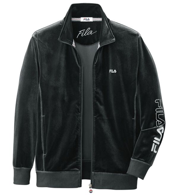 「＜フィラ＞大人の艶！ベロアアクティブスーツ（メンズスポーツウェア（トップス））」｜詳細画像