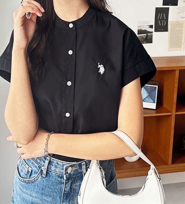 GeeRA（ジーラ）の「【ＵＳ．ＰＯＬＯ．ＡＳＳＮ】フレンチスリーブシャツ（シャツ）」｜詳細画像