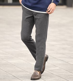 REMEN'S（リメンズ）の「起毛やわらかテーパードパンツ（メンズフルレングスパンツ）」｜チャコール