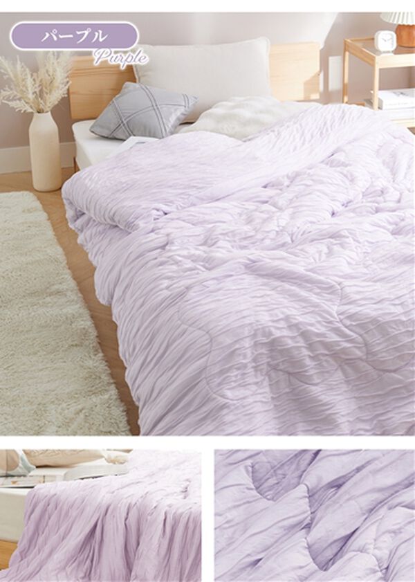 iellio（イエリオ）の「ふんわりとろける布団カバーにもなる肌掛布団（肌掛布団・タオルケット）」｜詳細画像