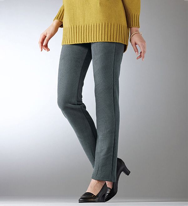 BELLUNA（ベルーナ）の「裏フリーススリムパンツ（フルレングスパンツ）」｜詳細画像