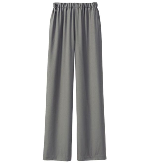 BELLUNA（ベルーナ）の「花粉が付きにくい！静電防止ドレープパンツ（フルレングスパンツ）」｜詳細画像