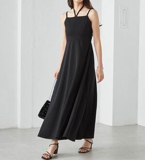 RANAN（ラナン）の「ホルターネックキャミワンピース（その他ワンピース）」｜ブラックＦ