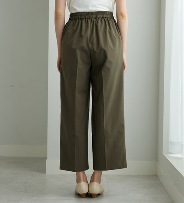 BELLUNA（ベルーナ）の「【ヨコストレッチ・紫外線カット・選べる2丈】サラもちライト快適ワイドパンツ（ワイドパンツ・ガウチョ）」｜詳細画像