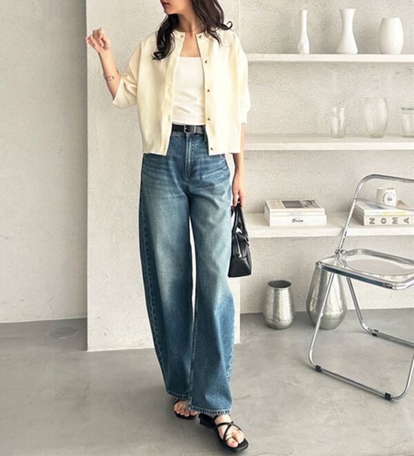 GeeRA（ジーラ）の「メタルボタンスポンディッシュカーディガン（ニットカーディガン）」｜詳細画像