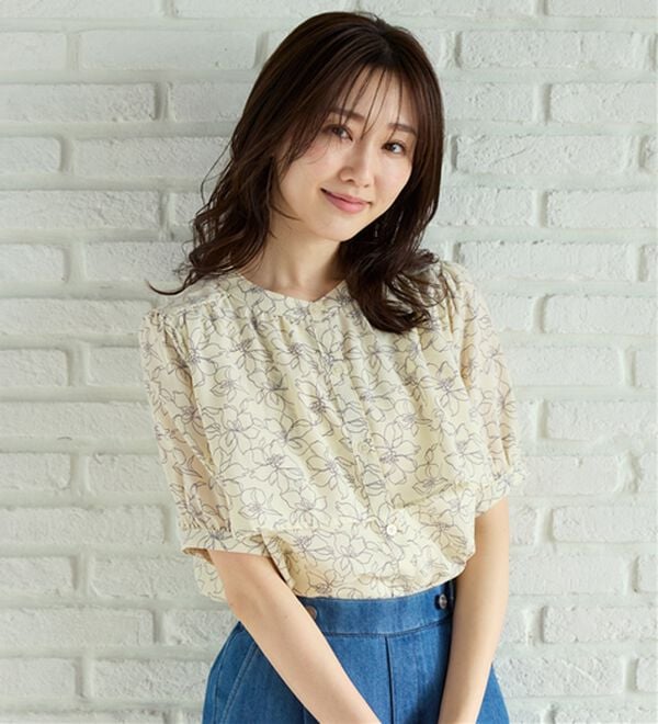 BELLUNA（ベルーナ）の「ケープ風デザインブラウス（ブラウス）」｜詳細画像