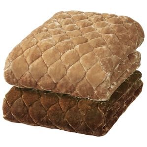 「あったかボリュームボア敷パッド２色組（敷パッド）」｜詳細画像