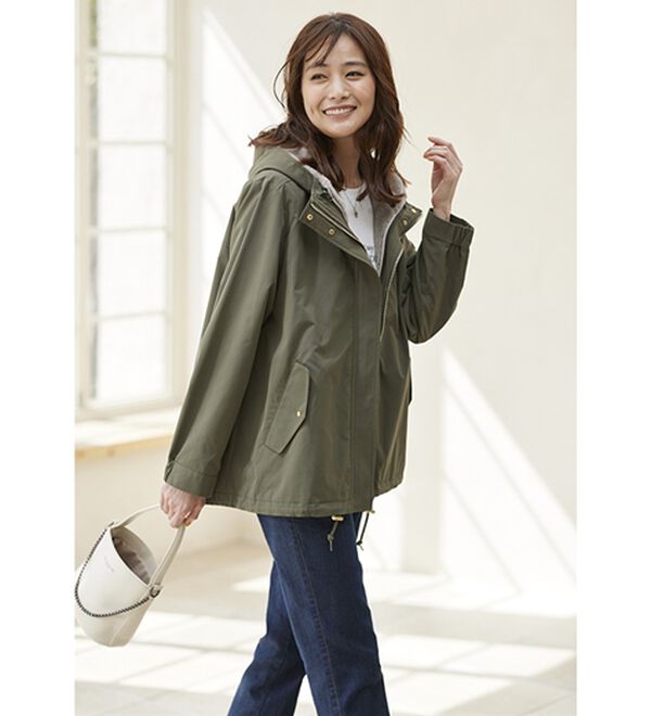 BELLUNA（ベルーナ）の「２枚組！秋冬に使える万能アウター（ハーフコート）」｜詳細画像