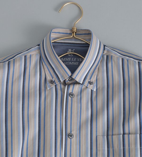 「＜コムルヴァン・オム＞毎日快適ソフトオックスシャツ（メンズシャツ）」｜詳細画像