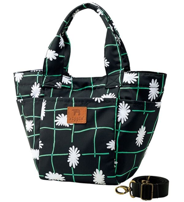 BELLUNA（ベルーナ）の「＜ｋｉｐｐｉｓ＞花柄２ウェイ手提げ（ハンドバッグ）」｜ブラック花柄