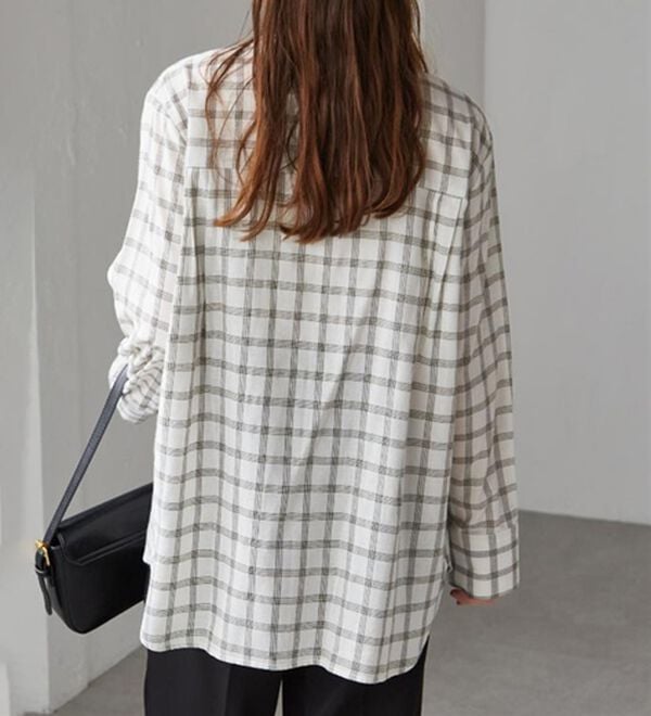 RANAN（ラナン）の「２ｗａｙボウタイチェックシャツ（シャツ）」｜詳細画像