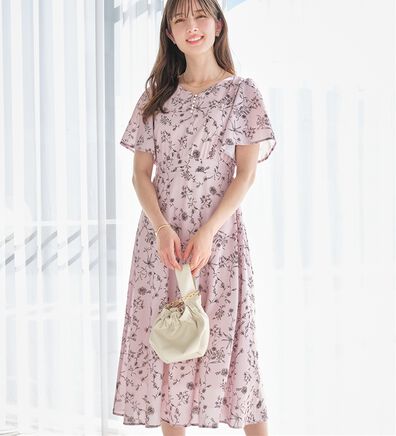 alotta（アロッタ）の「【お客様企画】欲しいが詰まったひんやり花柄ワンピース（プリントワンピース）」